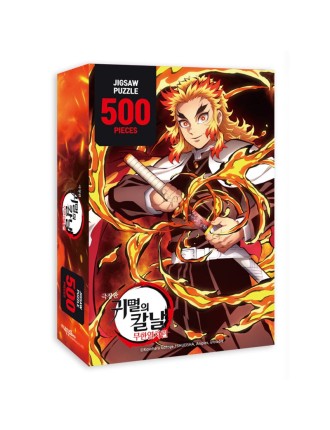 Best Seller Demon Slayer - Rengoku Fireworks Jigsaw Puzzle Ready for Shipment