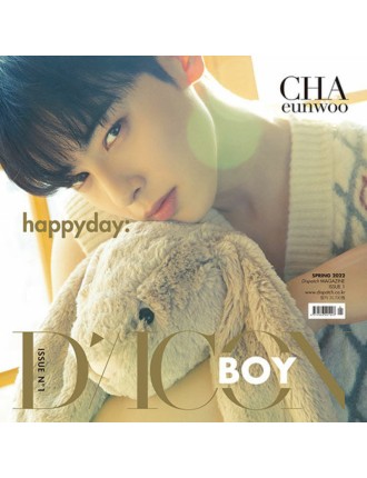 Best Seller DICON BOY Issue N.1 - Magazine Cover Cha Eunwoo Happyday Ready for Shipment