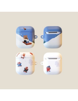 Best Seller Dinotaeng - Snow in Marshville AirPods Hard Case Fresh Release