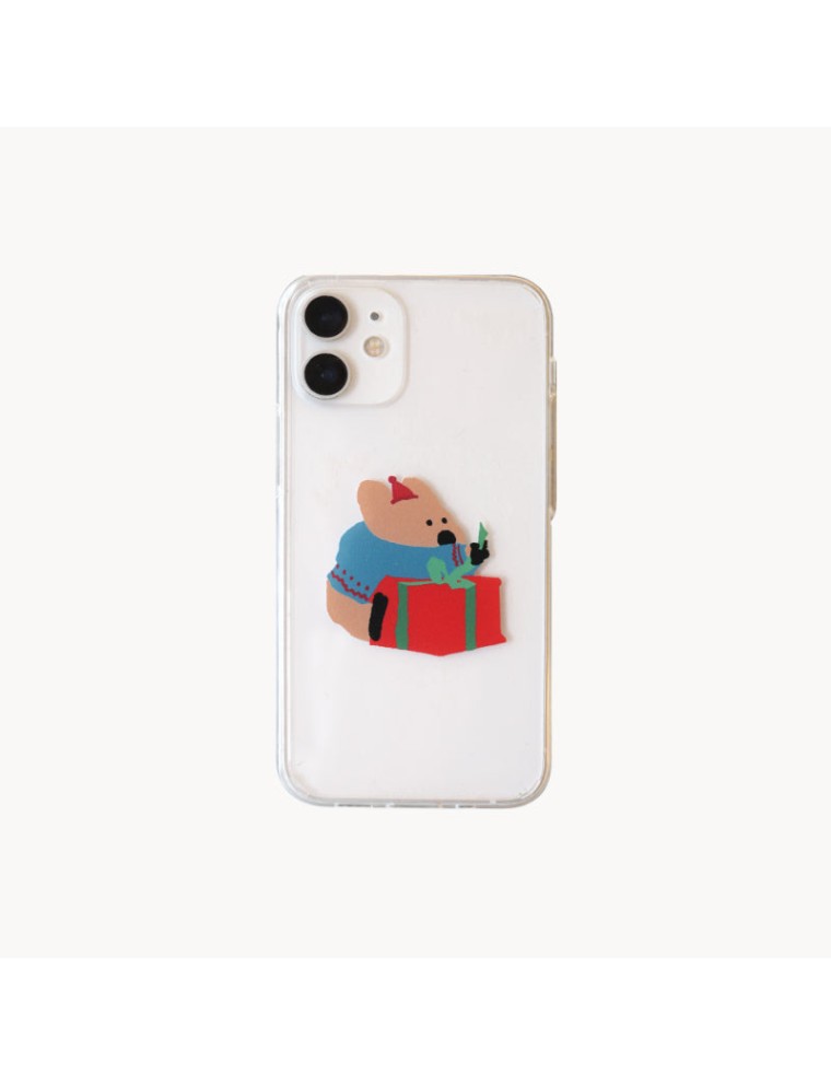 Best Seller Dinotaeng - Wrapping Presents iPhone Gel Hard Case Available for Immediate Shipping