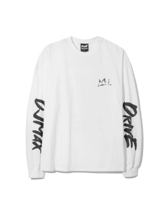 Best Seller DJMAX - Drive Long Sleeve Tee - White/ Black