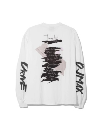 Best Seller DJMAX - Drive Long Sleeve Tee - White/ Black