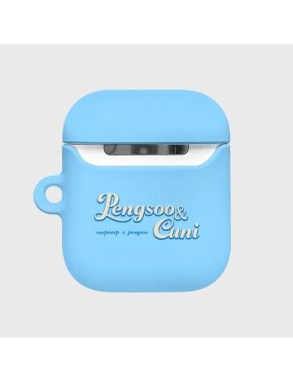 Best Seller Earpearp x Pengsoo - Coffee and Donut AirPods Hard Case (Sky Blue) In Stock