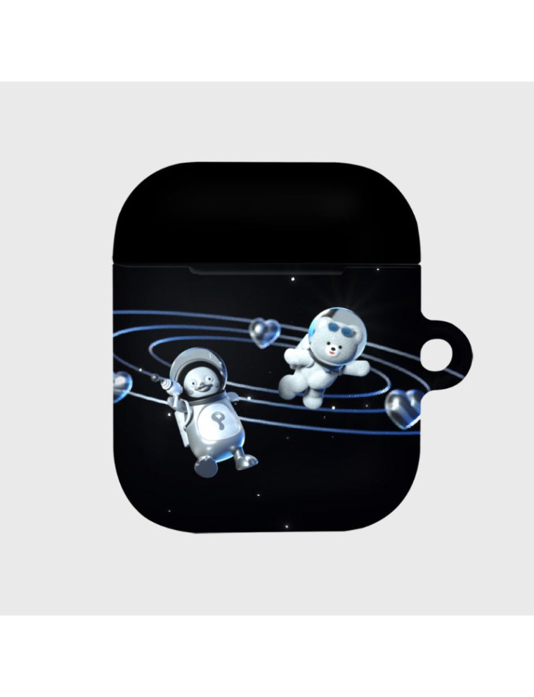 Best Seller Earpearp x Pengsoo - Space Friends AirPods Hard Case (Black) Limited Stock