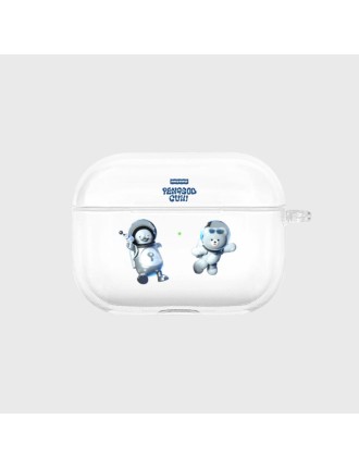 Best Seller Earpearp x Pengsoo - Space Friends AirPods Pro & AirPods 3 Clear Hard Case Immediate Availability