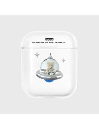 Best Seller Earpearp x Pengsoo - Spaceship Cuni AirPods Clear Case New Stock