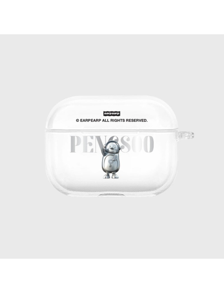 Best Seller Earpearp x Pengsoo - Steel Pengsoo Airpods Pro Clear Hard Case Limited Stock