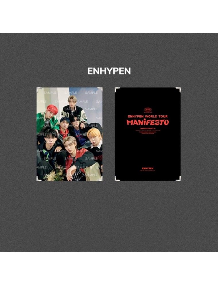 Best Seller ENHYPEN - MANIFESTO - Premium Photo New Stock