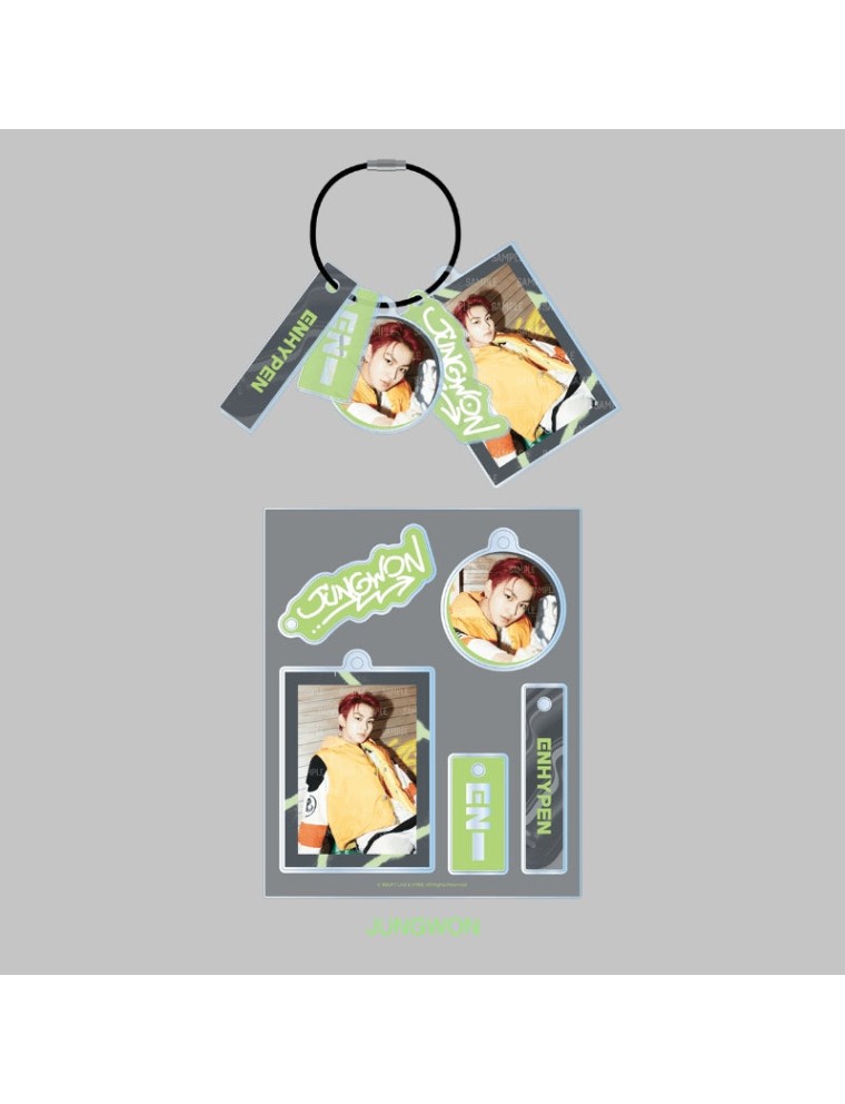 Best Seller ENHYPEN - SADAME - Acrylic Keyring Set New Release