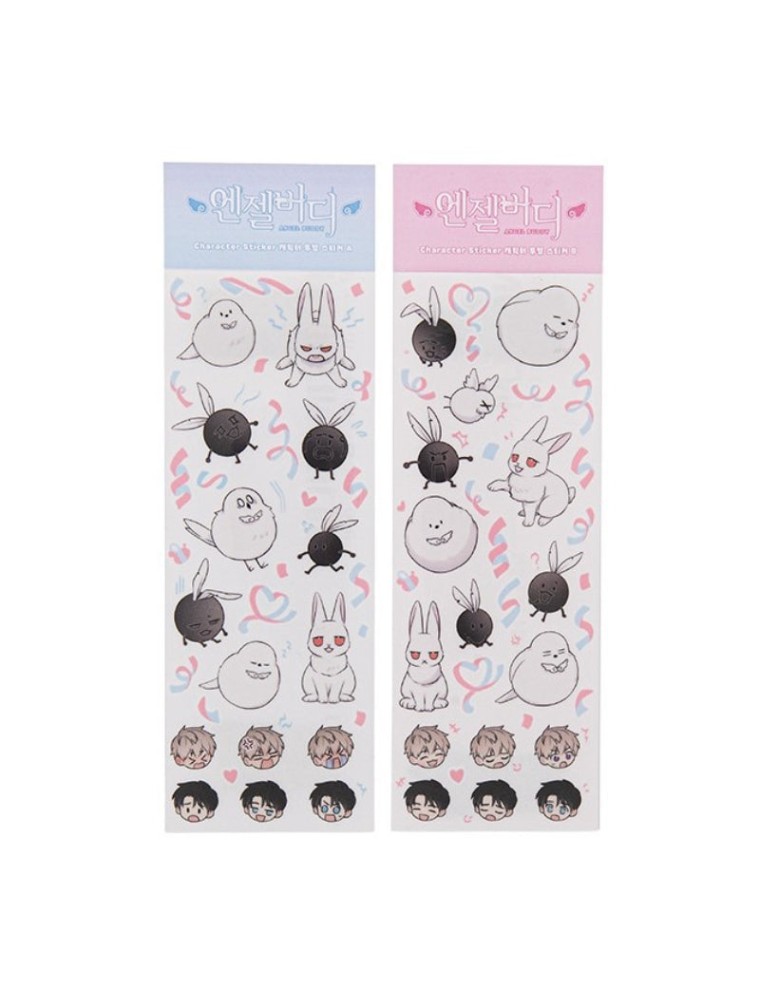 Best Seller ANGEL BUDDY X GOODSBEE - Hologram Sticker & L-Holder Set Hot New Item