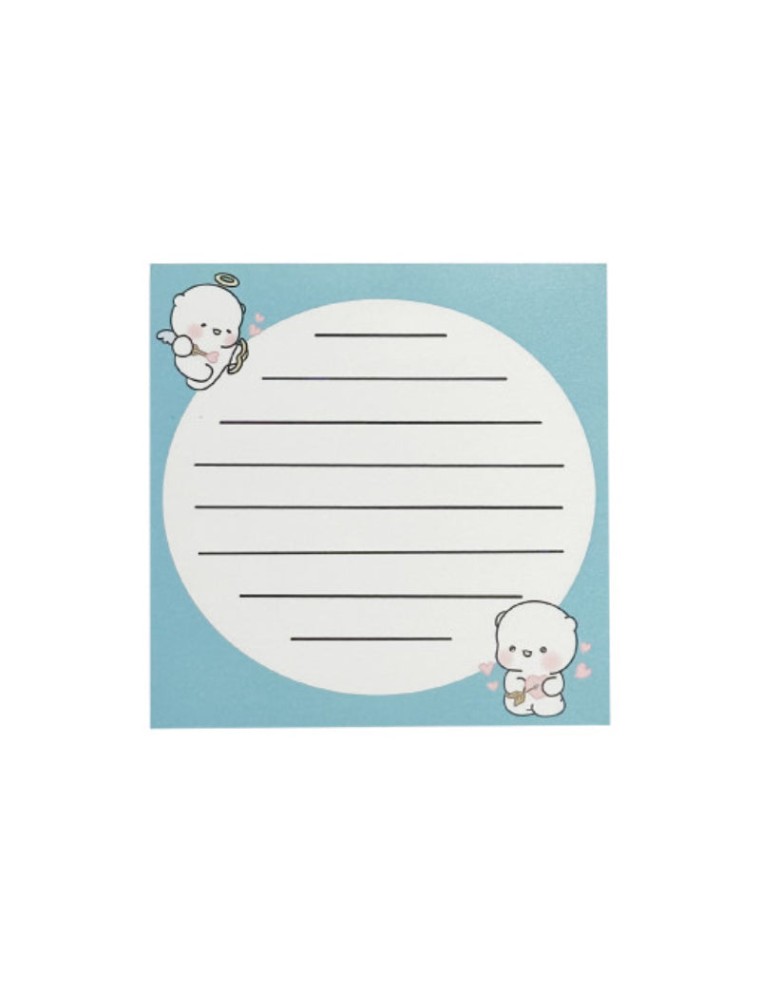 Best Seller Ggongdal x Artrank - Healing Bear Memo Pad Ready for Shipment