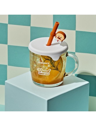 Best Seller Glasslock x Bread Barbershop - Straw Cap Mug Just In