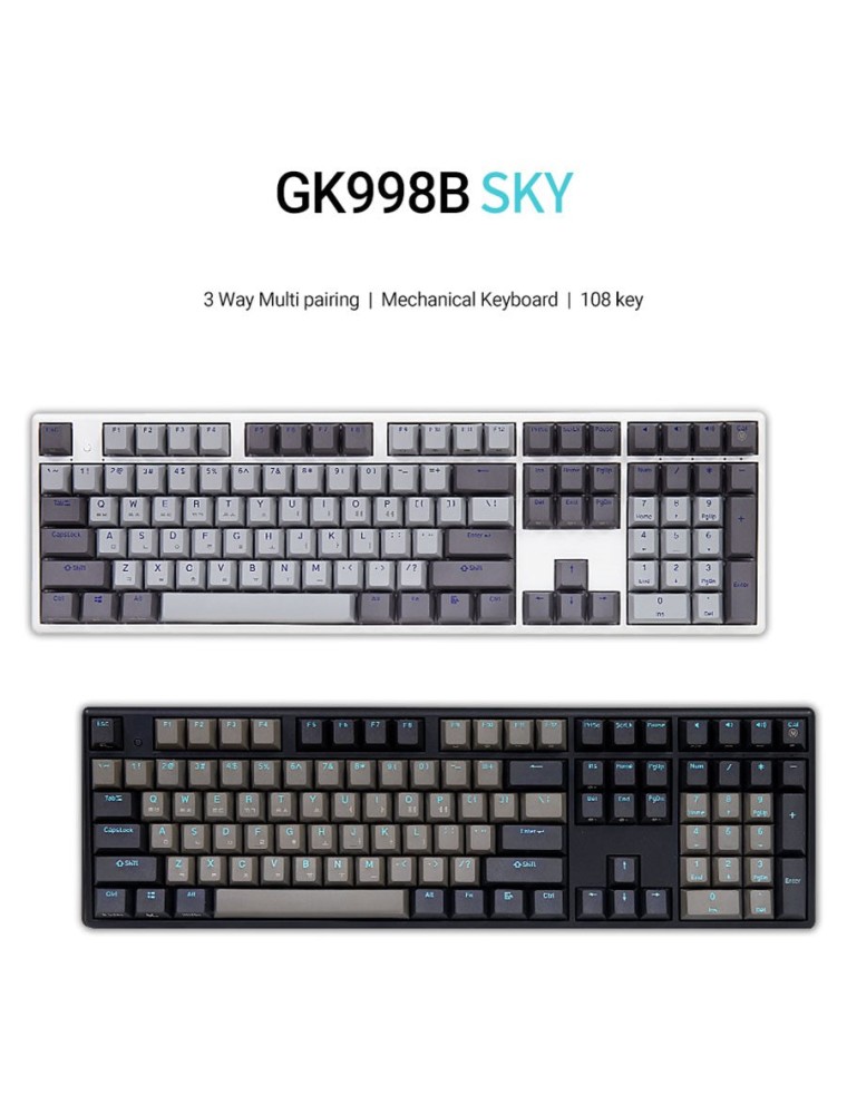 Best Seller Hansung Computer - GK998B SKY Bluetooth Mechanical Keyboard New Release