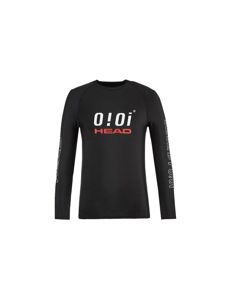 Best Seller HEAD x 5252 by O!Oi - Logo Basic Rash Guard - Men (Black)