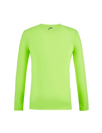 Best Seller HEAD x 5252 by O!Oi - Logo Basic Rash Guard - Men (Neon Yellow) New Collection