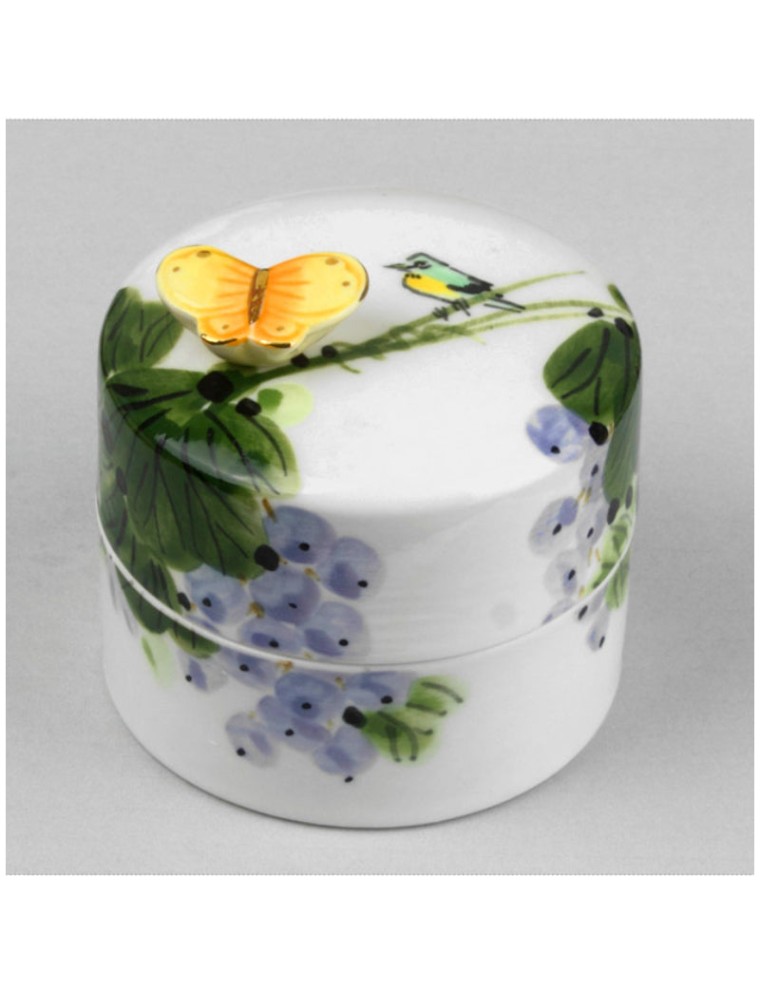 Best Seller HK Studio - Hand Painted Grape Musical Jewelry Box