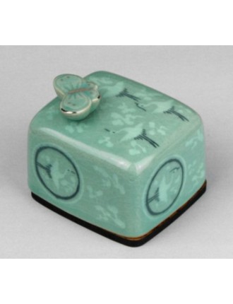 Best Seller HK Studio - Moony Celadon Musical Paperweight