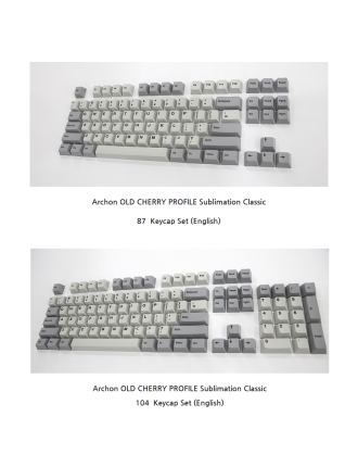 Best Seller Archon - Old Cherry Profile Sublimation Classic Keycap Set In Stock