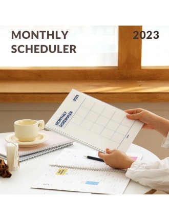 Best Seller Indigo - 2023 A4 Monthly Scheduler Planner New Release