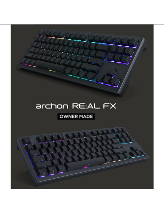 Best Seller Archon - RE:AL FX Owner Made Gunmetal Mechanical Keyboard New Release