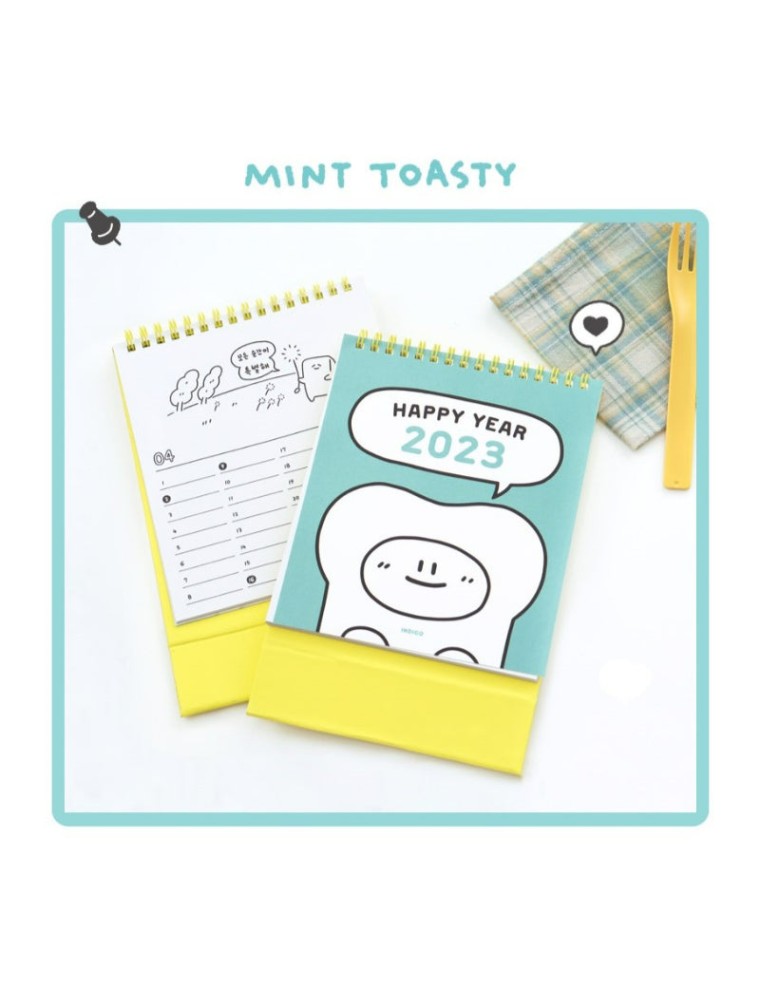 Best Seller Indigo - 2023 Toasty Cheer Up Desk Calendar Available for Immediate Shipping