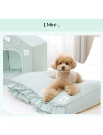 Best Seller ITSDOG - Irene Ruffle Flat Dog Bed New Stock