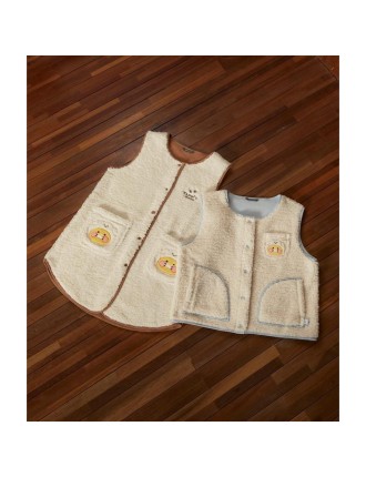 Best Seller Kakao Friends - Floofy Friends Fleece Vest Latest Edition