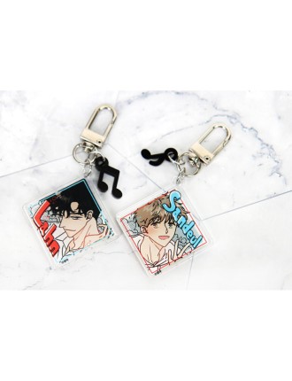 Best Seller Kiss on the Piano - Acrylic Keyring New Release