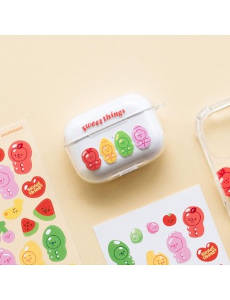 Best Seller Avofriends - Sweet Things Airpods - Transparent Case Available for Immediate Shipping