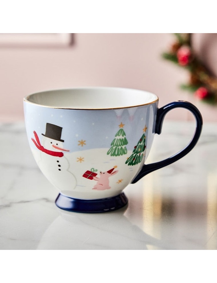 Best Seller Korean Winter Story - Gold Rim Mug Hot New Item