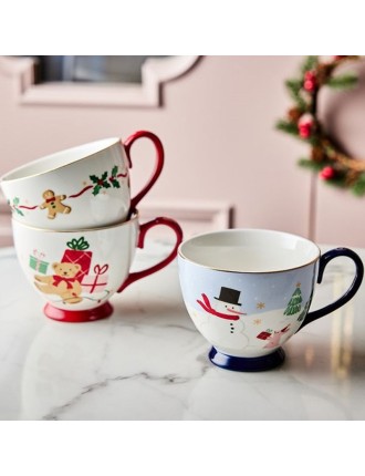 Best Seller Korean Winter Story - Gold Rim Mug Hot New Item