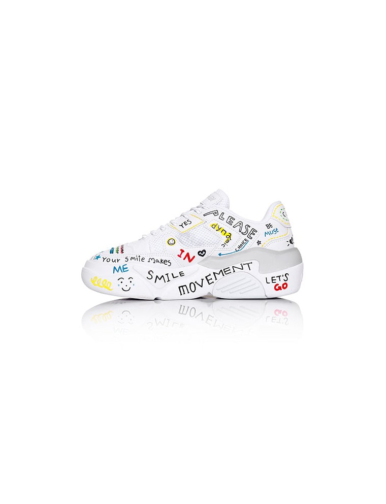 Best Seller Lakai - Hati Graffiti Shoes - All White New Collection