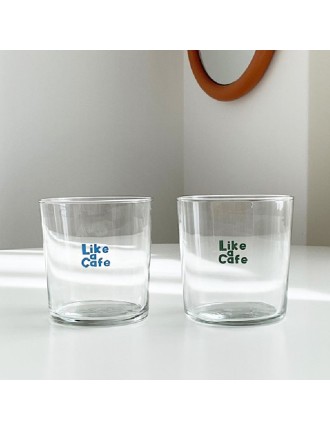 Best Seller Like A Cafe - Lettering Glass New Collection